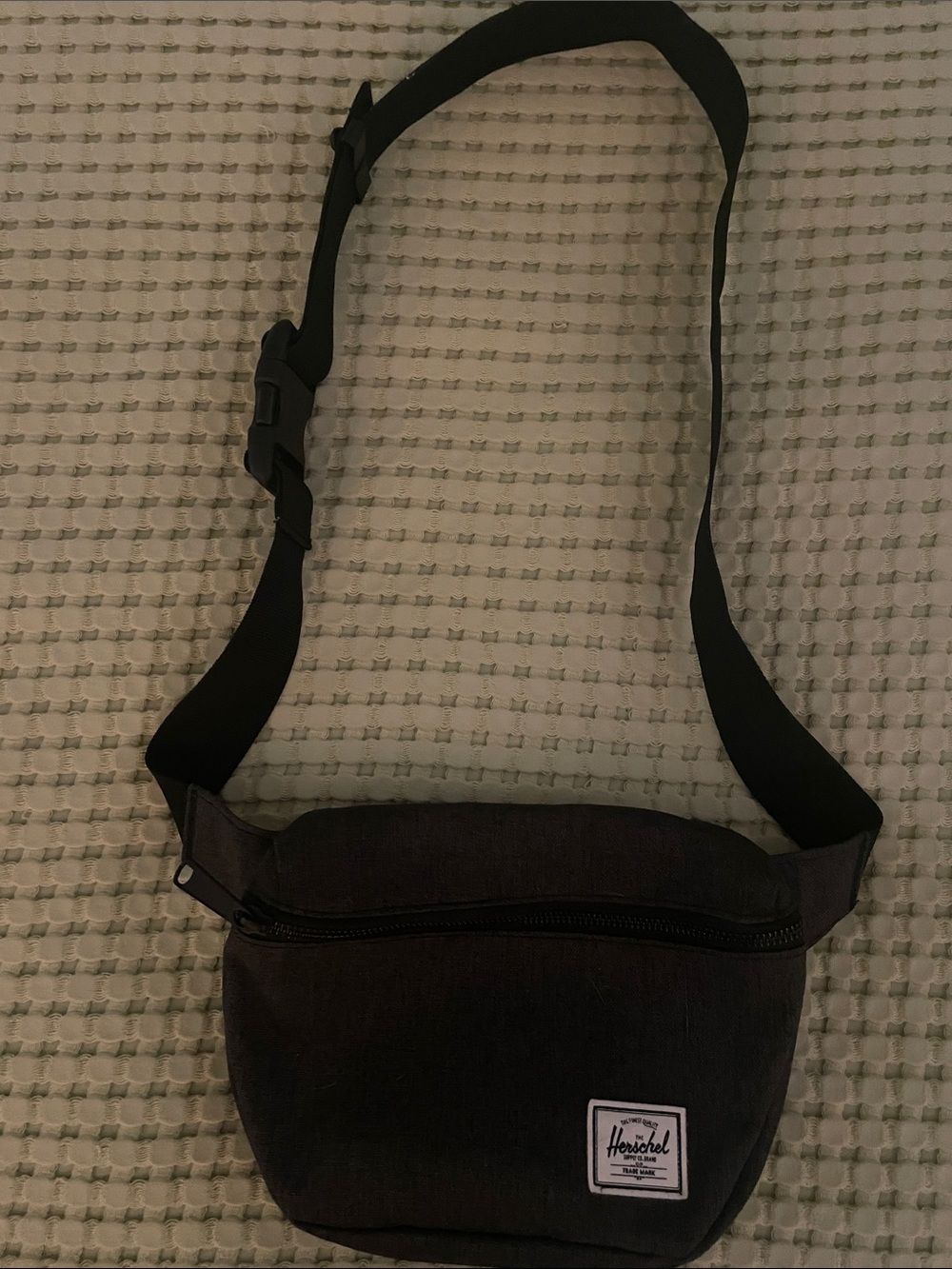 Herschel Supply Company Black Waist Pack with Adjustable Strap
